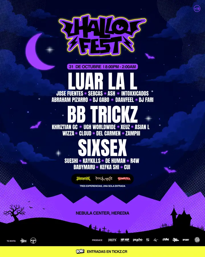 Flyer de HALLOWEENFEST